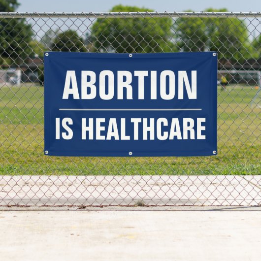 妊娠中絶は医療女性の権利を優先する 横断幕 (インサイチュ)