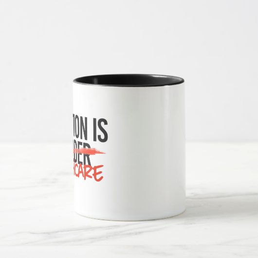 妊娠中絶は医療 マグカップ (中央)