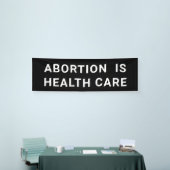 妊娠中絶は気に健康に配慮した3月 横断幕 (トレードショー)