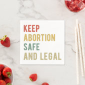 妊娠中絶を保防止し、合法I スタンダードカクテルナプキン (インサイチュ)