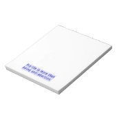 妊娠中絶以上の親アンチ ノートパッド (回転)