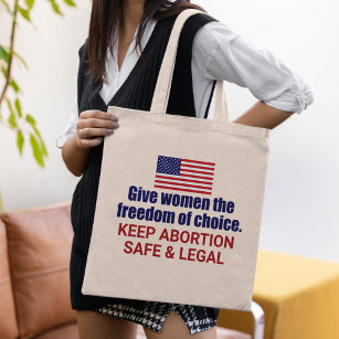 妊娠中絶保の安全と法制的な政治 トートバッグ