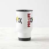 妊娠中絶反対のひよこ1 トラベルマグ (中央)