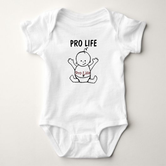 妊娠中絶反対のワイシャツ Tシャツ (正面)