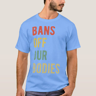 妊娠中絶反対体I Tシャツ