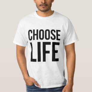 妊娠中絶反対生命80sヴィンテージのクラシックを選んで下さい tシャツ