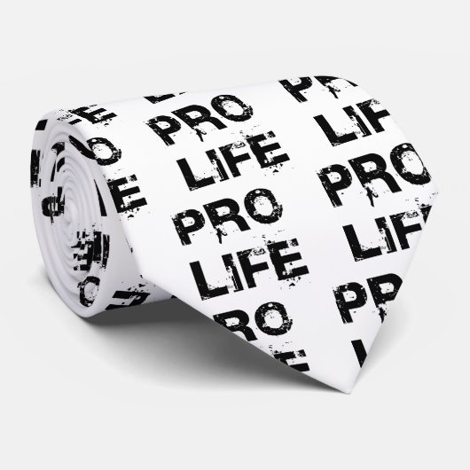 妊娠中絶反対 ネクタイ (ロール)