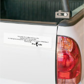 妊娠中絶反対 バンパーステッカー (トラック上)