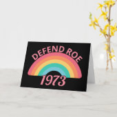 妊娠中絶反対 – Roe v Wade II防衛 カード (黄色い花)