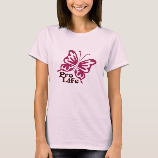 妊娠中絶反対 Tシャツ (正面)