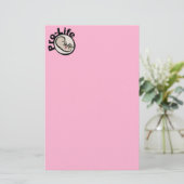 妊娠中絶期デザイン 便箋 (スタンド正面)