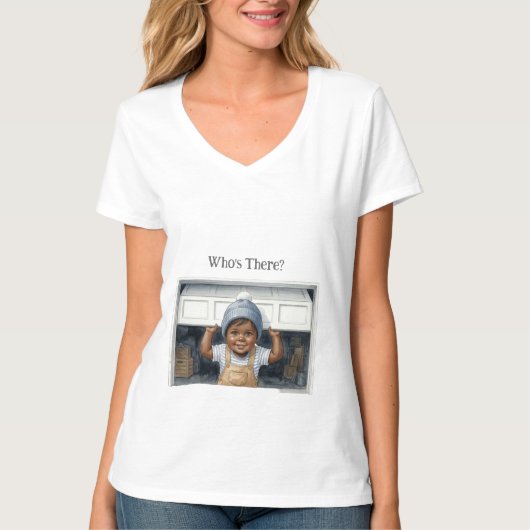 妊娠中 Tシャツ (正面)