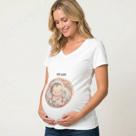 妊娠中  Tシャツ