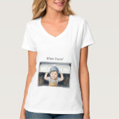 妊娠中  Tシャツ (正面)