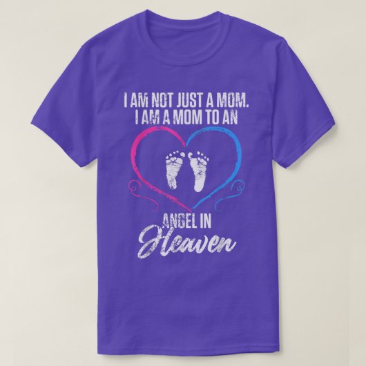 妊娠乳児の損失ジャストママベビーアングルHeave Tシャツ (デザイン正面)