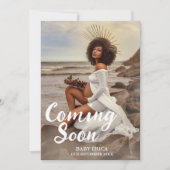 妊娠写真のお知らせ |ミニマル来の近く 案内状 (正面)