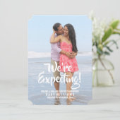 妊娠写真のお知らせ（写真の追加） 案内状 (スタンド正面)