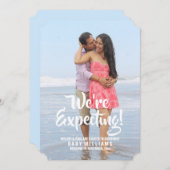 妊娠写真のお知らせ（写真の追加） 案内状 (正面/裏面)