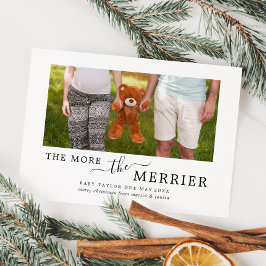 妊娠写真のミニマルメリースリスト シーズンカード