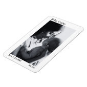 妊娠出産のお知らせ – カスタムフォトマグネット マグネット (左側)