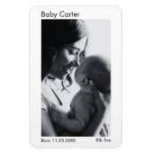 妊娠出産のお知らせ – カスタムフォトマグネット マグネット (縦)