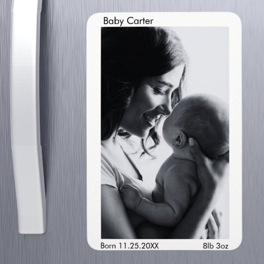 妊娠出産のお知らせ – カスタムフォトマグネット マグネット