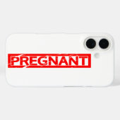 妊娠切手 Case-Mate iPhoneケース (裏面 (横))