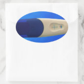 妊娠前向き検査 楕円形シール (バッグ)