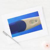 妊娠前向き検査 長方形シール (封筒)