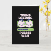 妊娠双子 カード (黄色い花)