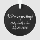 妊娠告知おばあちゃんギフトオーナメント オーナメント (裏面)