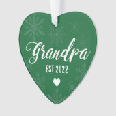 妊娠告知オーナメントのおじいちゃんへのパパ オーナメント (正面)