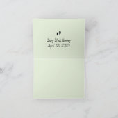 妊娠告知カード"こんにちは言う" シーズンカード (内部)