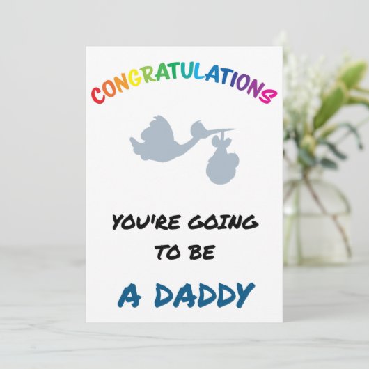 妊娠告知カード 案内状 (スタンド正面)