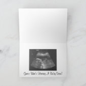 妊娠告知カード 案内状 (内部)