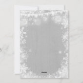 妊娠告知クリスマスカード素朴枠 シーズンカード (裏面)