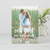 妊娠告知クリスマスフォトカード シーズンカード (スタンド正面)