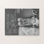 妊娠告知クリスマスフォト ジグソーパズル (横)