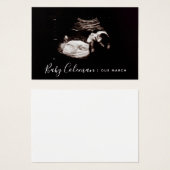 妊娠告知ソノグラムミニカード (正面&裏面)