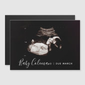 妊娠告知ソノグラム名磁石 (正面/裏面)