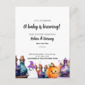 妊娠告知ハロウィーン葉書 シーズンポストカード (正面)