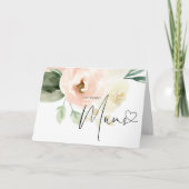 妊娠告知ベビーがムームフラワーズに公開 カード (正面)