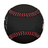 妊娠告知ベビーソノグラム写真 野球ボール (正面)