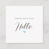 妊娠告知ベビーリビールカード エンクロージャーカード (正面)