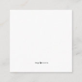 妊娠告知ベビーリビールカード エンクロージャーカード (裏面)