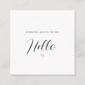 妊娠告知ベビーリビールカード エンクロージャーカード (正面)