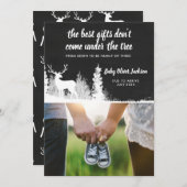 妊娠告知ホリデーアントラー|写真 招待状 (正面/裏面)