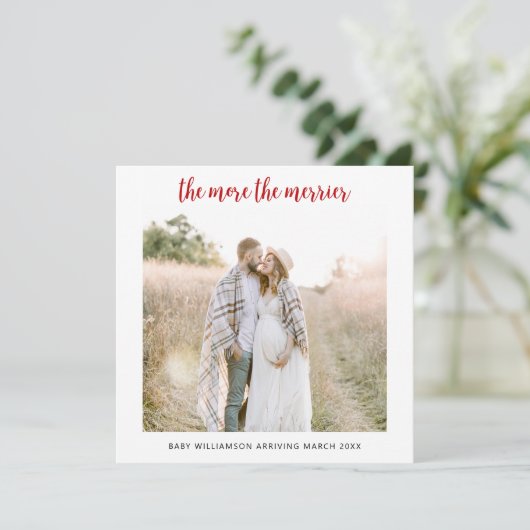 妊娠告知メリーカードの増加 シーズンカード (スタンド正面)