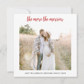 妊娠告知メリーカードの増加 シーズンカード (正面)