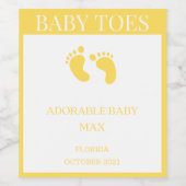 妊娠告知ワイパーソナライズされたンラベル ワインラベル (シングルラベル)